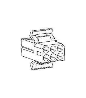 Connector Receptacle 6pos .093