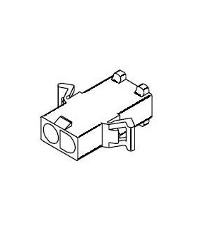 Power Connector, Plug 2pos .093