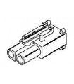 Power Connector,  Receptacle 2 pos .093
