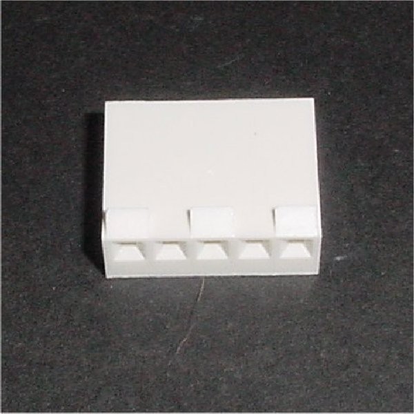 CONNECTOR HOUSING 5POS .156 with RAMP 	