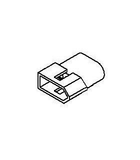 Connector, 4 pos Plug .062