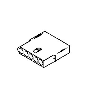Connector, 5 pos Receptacle .062