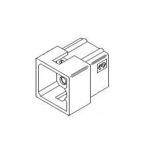 Connector, 9 pos Plug 3x3 .062