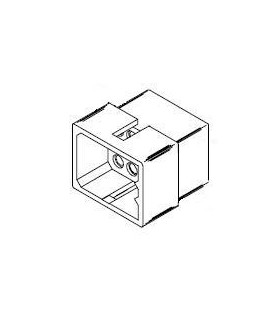 Connector, 12 pos Plug 3x4 .062