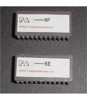Pacman 5E & 5F rom set