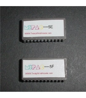 MsPac 5E & 5F rom set