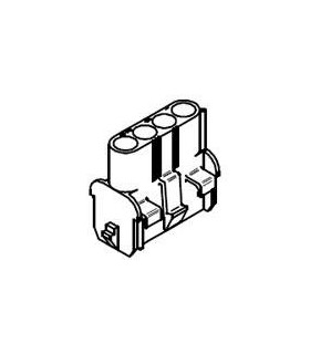 CONNECTOR RECEPTACLE 4POS .084
