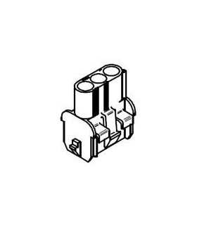 CONNECTOR RECEPTACLE 3POS .084