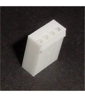 CONNECTOR HOUSING 4POS .100 W/RAMP 