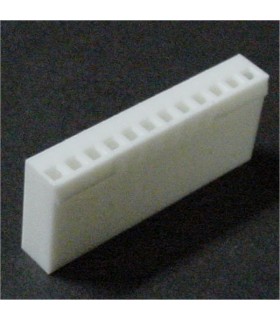 CONNECTOR HOUSING 12POS .100 W/RAMP 
