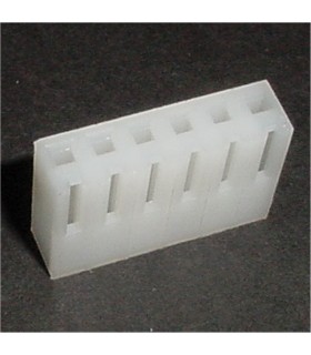 CONNECTOR HOUSING 6POS .156 W/O RAMP